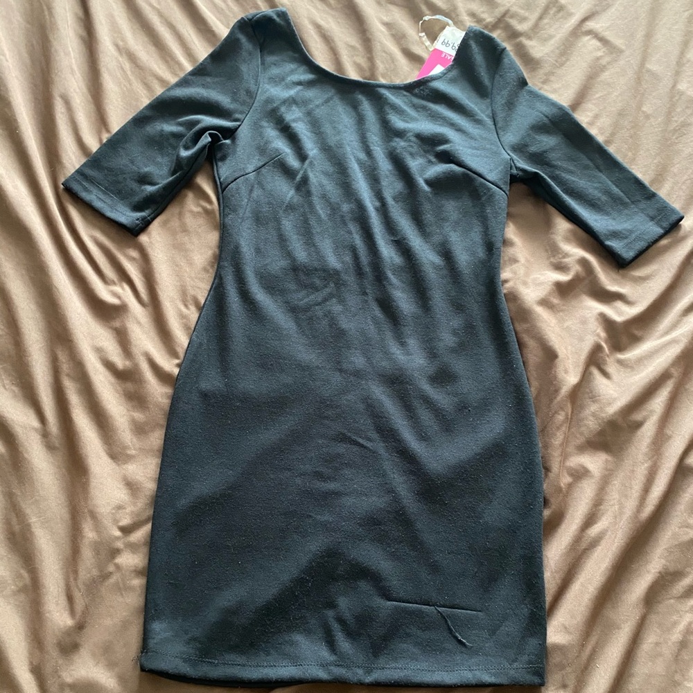NWT Black bodycon mini dress